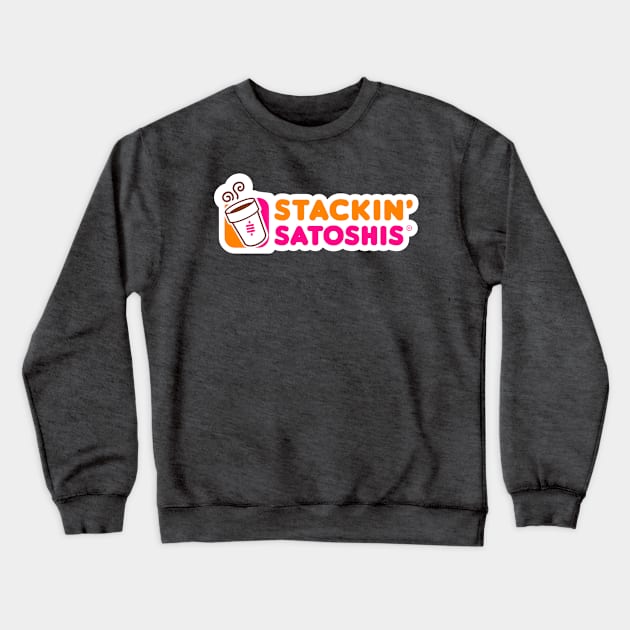 Stackin' Satoshis Crewneck Sweatshirt by Satoshi Symbol